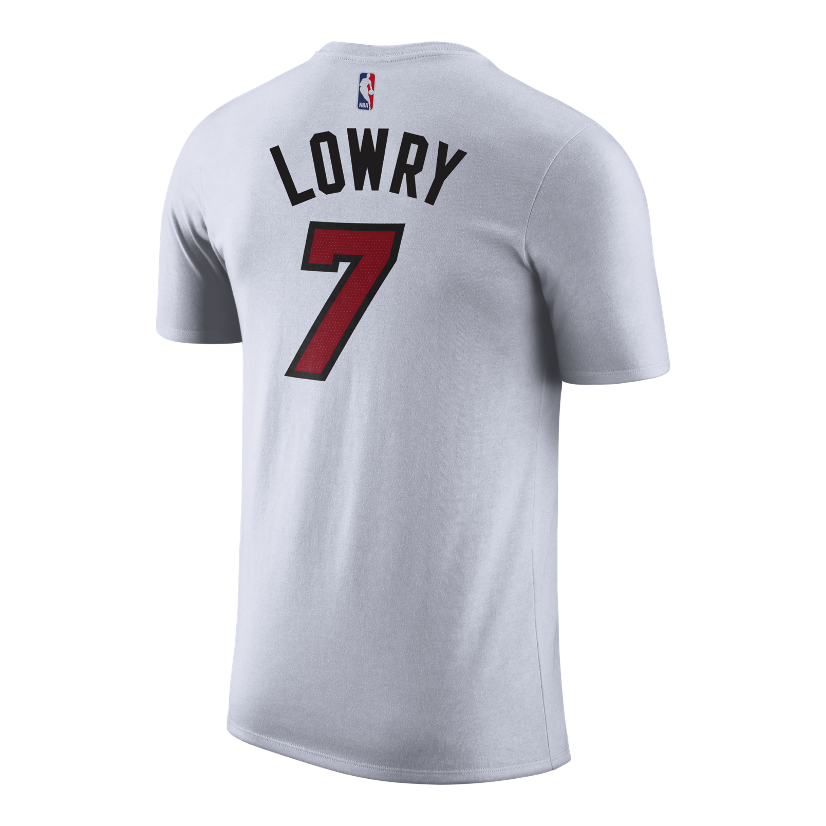 Kyle Lowry Nike Miami HEAT Association White Name & Number Tee Men's Tee Nike