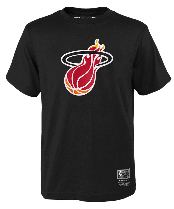 Mitchell & Ness Miami HEAT Retro Logo Youth Tee Youth Tee Mitchell & Ness   