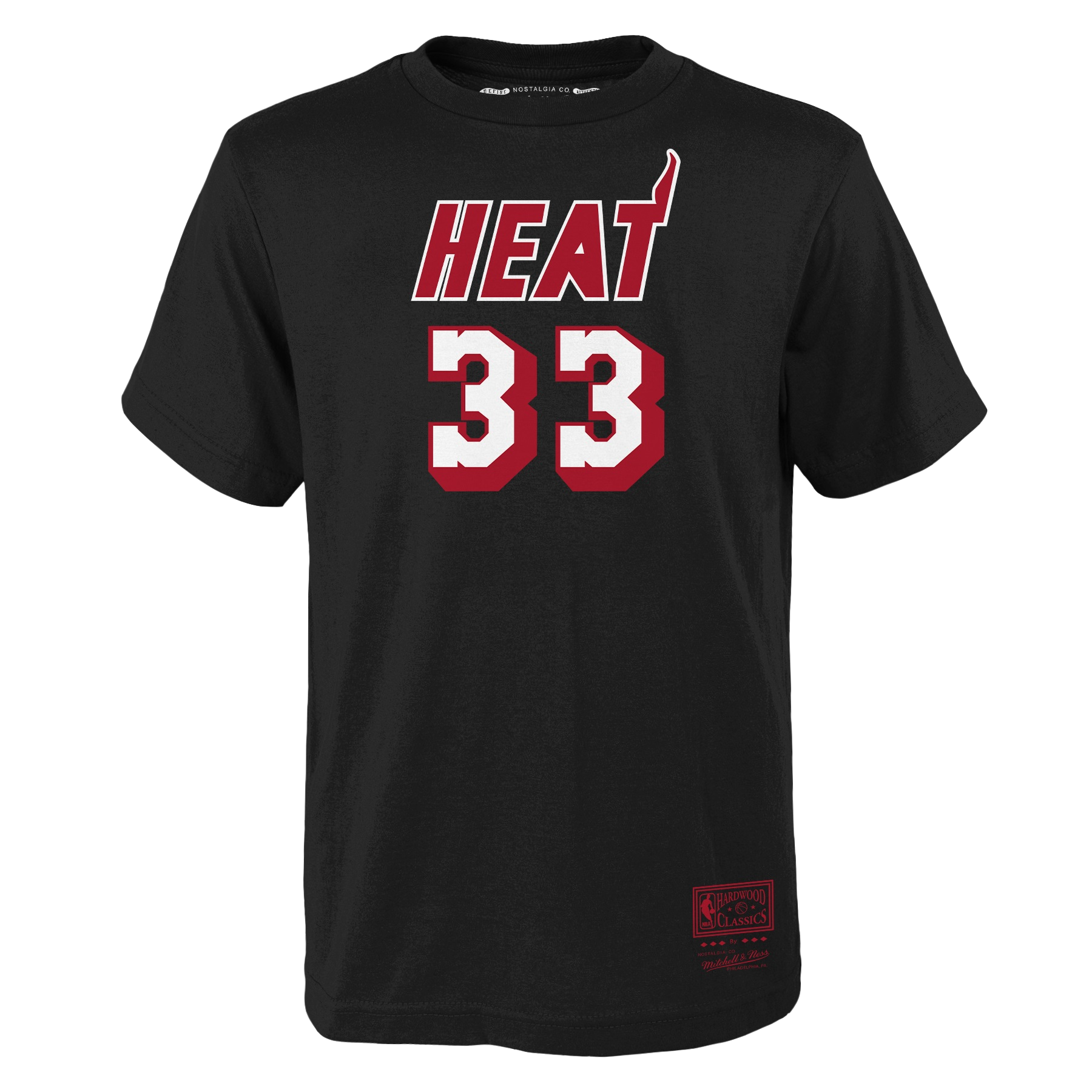 Alonzo Mourning Mitchell and Ness Name & Number Youth Tee Youth Tee Mitchell & Ness   