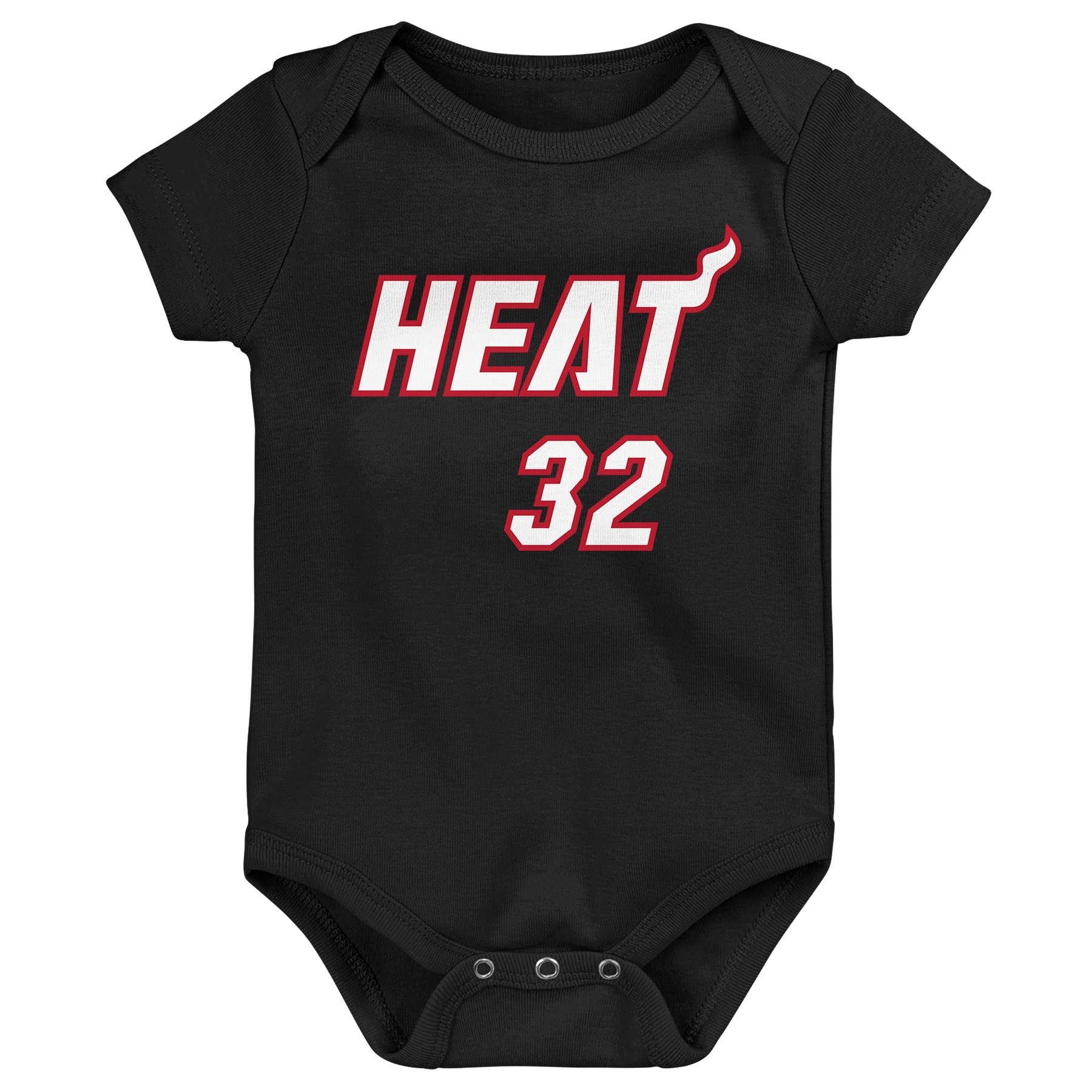 Shaquille O'neal Mitchell and Ness Miami HEAT Newborn Creeper Newborn Onesie Mitchell & Ness   