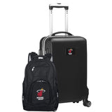 Miami HEAT Deluxe 2 Piece Backpack Carry-On Set - 1