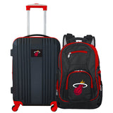 Miami HEAT Premium 2 Piece Backpack Carry-On Set - 1