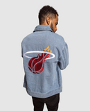 Court Culture x The Wild Collective Miami HEAT Denim Jacket - 2