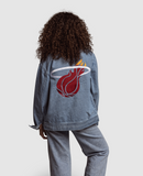 Court Culture x The Wild Collective Miami HEAT Denim Jacket - 4