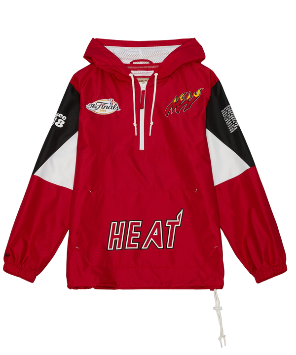 Mitchell and Ness Miami HEAT Origins Anorak Pullover Men's Hoodie Mitchell & Ness   