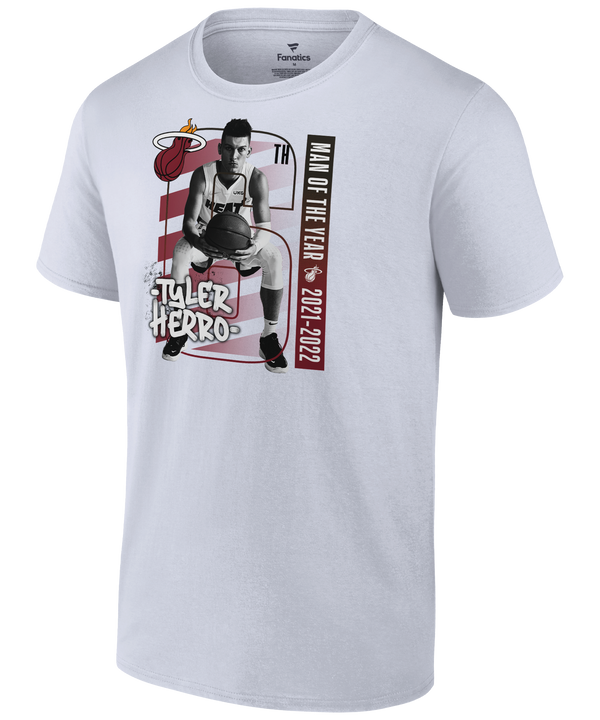 Fanatics Miami HEAT Tyler Herro 2022 NBA Sixth Man of the Year Tee Unisex Tee Fanatics   