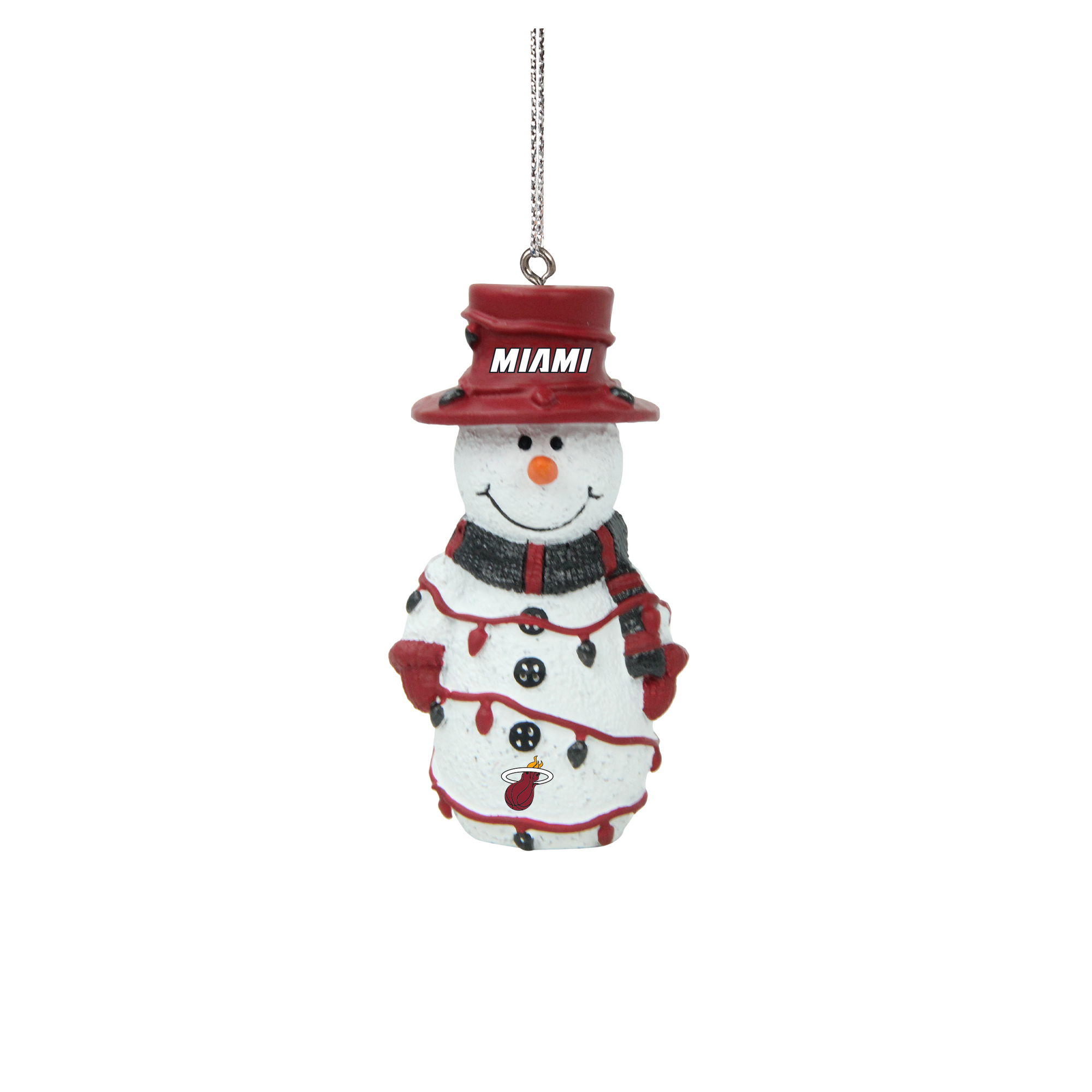 Miami HEAT Snowman Ornament Novelties Forever Collectibles