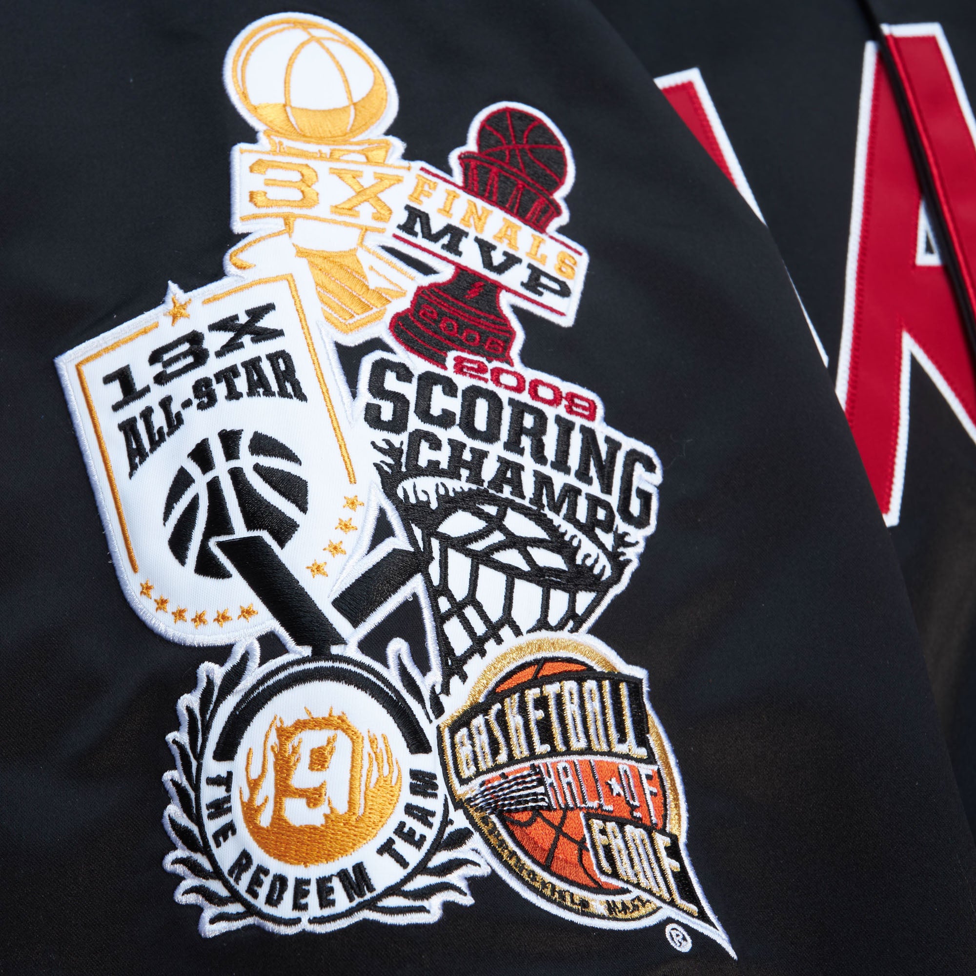 Court Culture x Mitchell and Ness Wade HOF Satin Jacket Men's Jacket Court Culture   