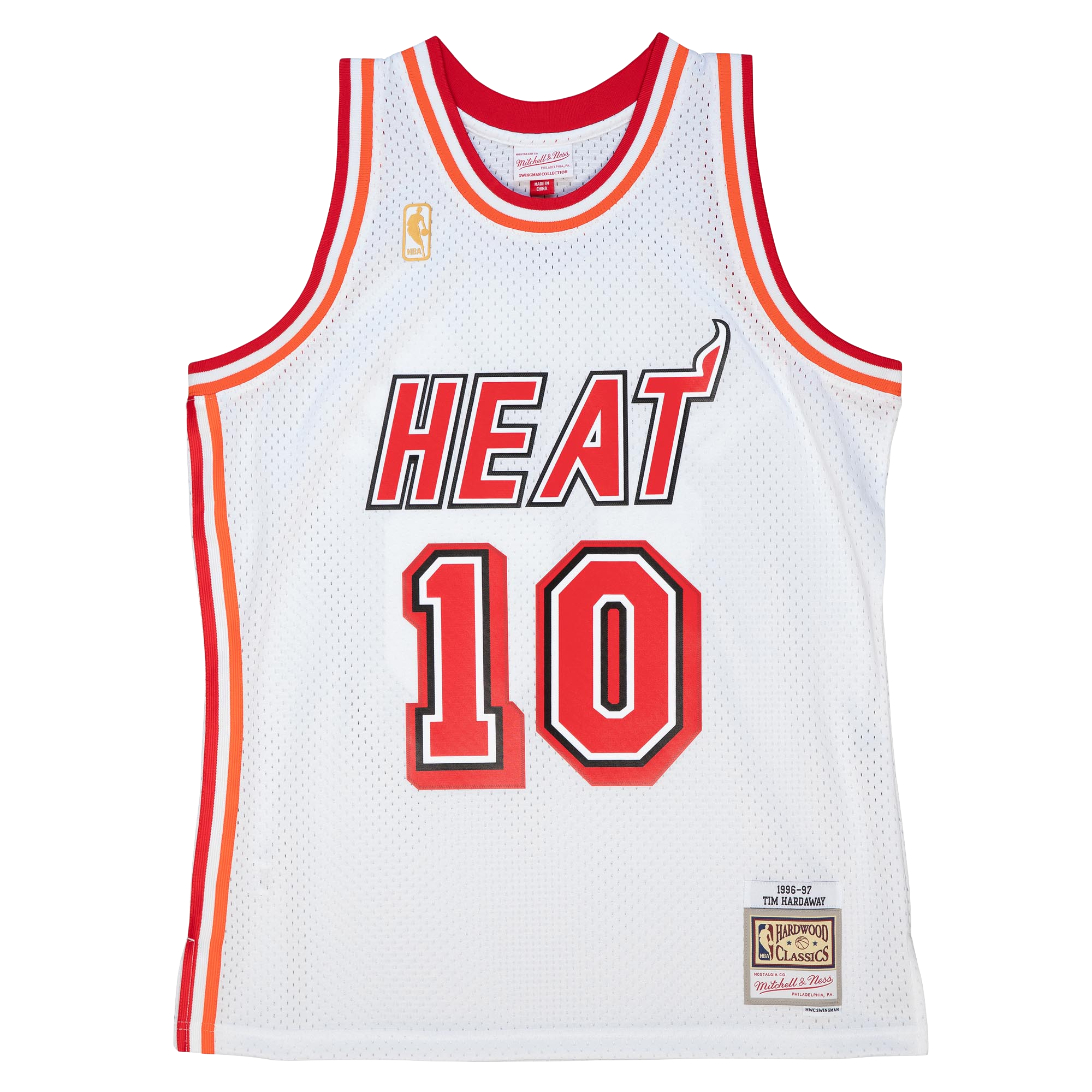 Tim Hardaway Mitchell & Ness Miami HEAT 1996-97 Swingman Jersey Men's Jersey Mitchell & Ness   