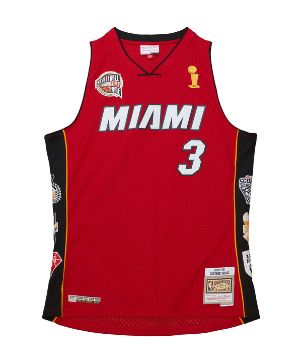 Brand New Miami Heat DWAYNE WADE sold Adidas 1st GEN Authentics Jersey, Size 54