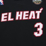 Dwyane Wade Mitchell & Ness 2008-09 EL HEAT Youth Swingman Jersey - 3