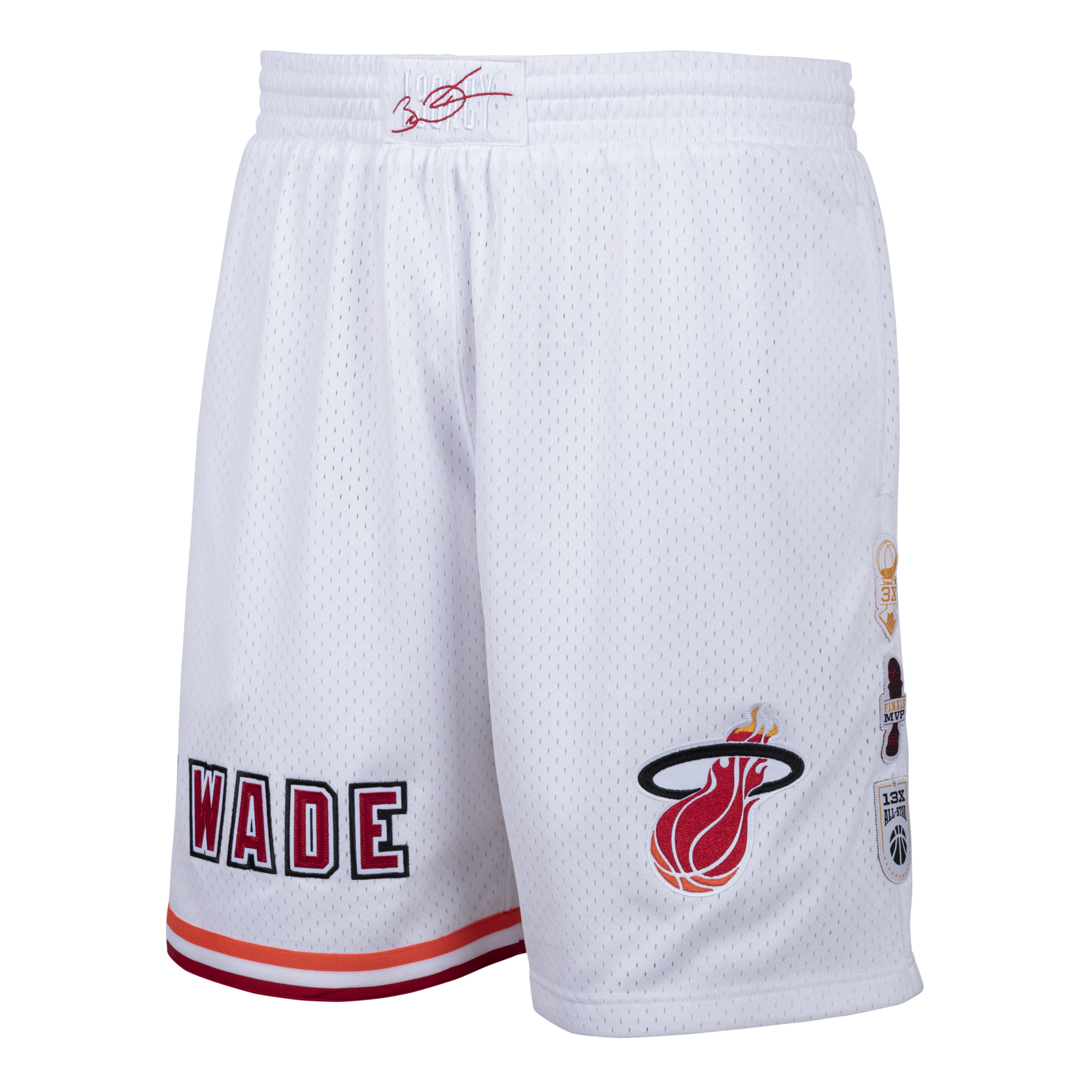 Dwyane Wade L3GACY White Shorts Men's Shorts Mitchell & Ness