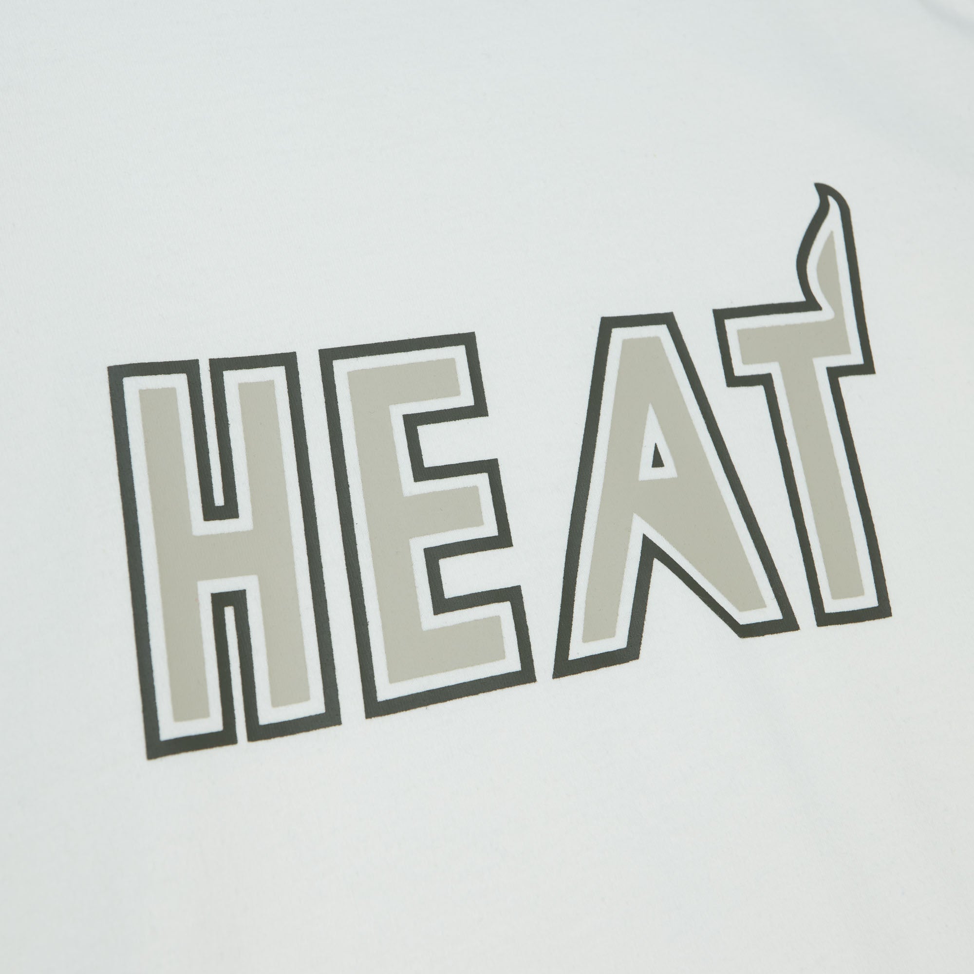 Mitchell & Ness Miami HEAT Cream Tee Men's Tee Mitchell & Ness