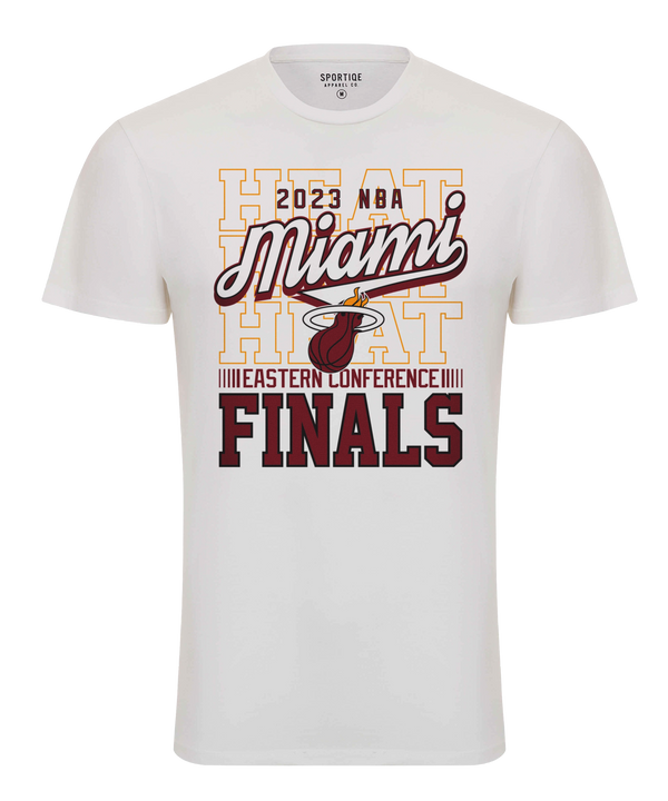 Sportiqe Miami HEAT 2023 Eastern Conference Finals Tee UNISEXTEE SPORTIQE APPAREL CO.   