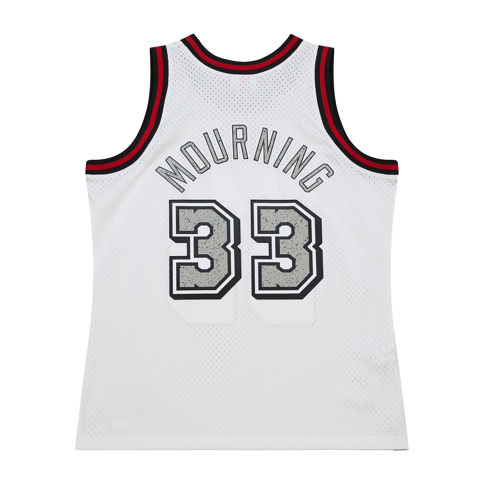 Alonzo Mourning Mitchell & Ness Miami HEAT Cement Swingman Jersey Men's Jersey Mitchell & Ness   