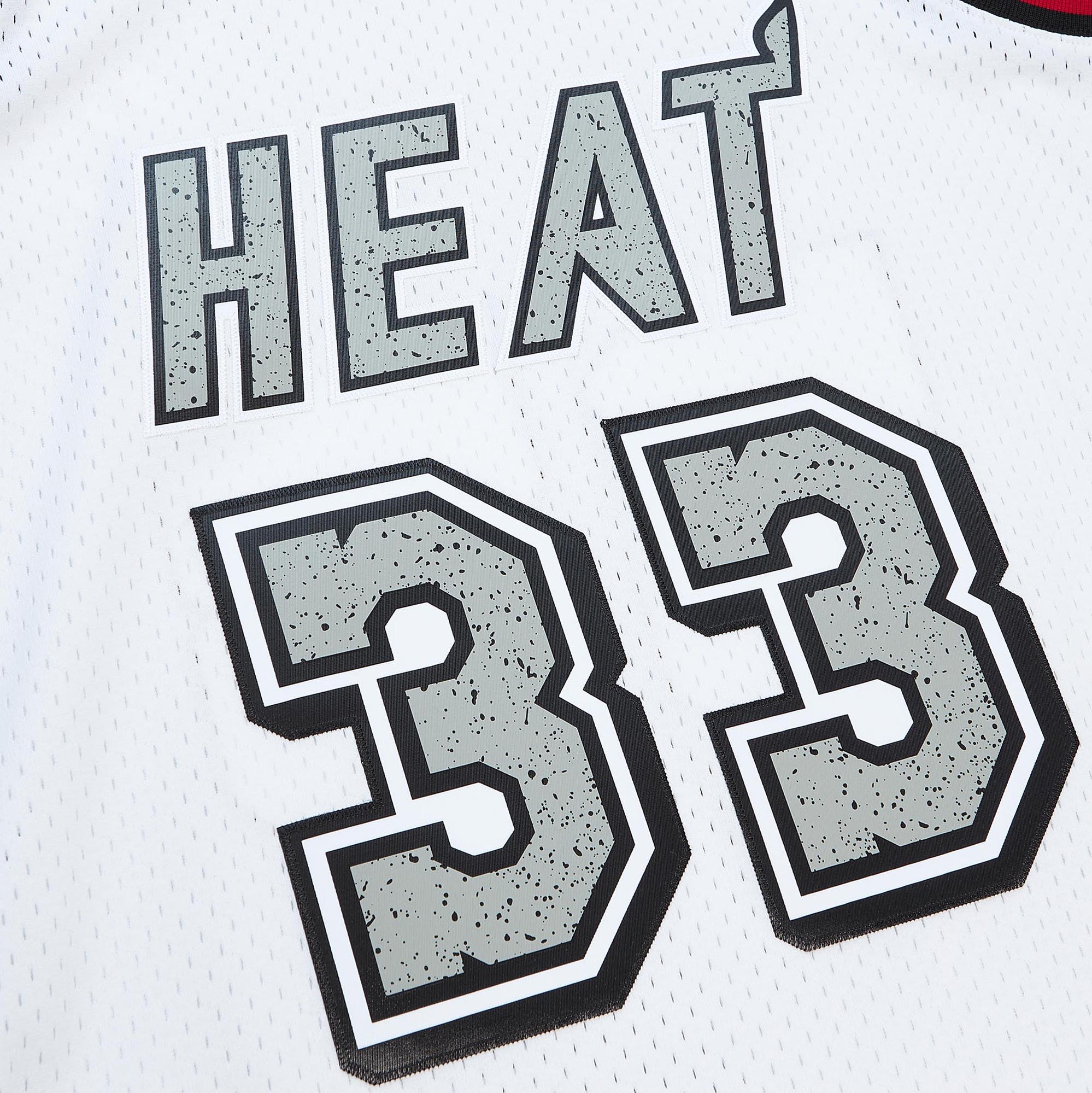 Alonzo Mourning Mitchell & Ness Miami HEAT Cement Swingman Jersey Men's Jersey Mitchell & Ness   