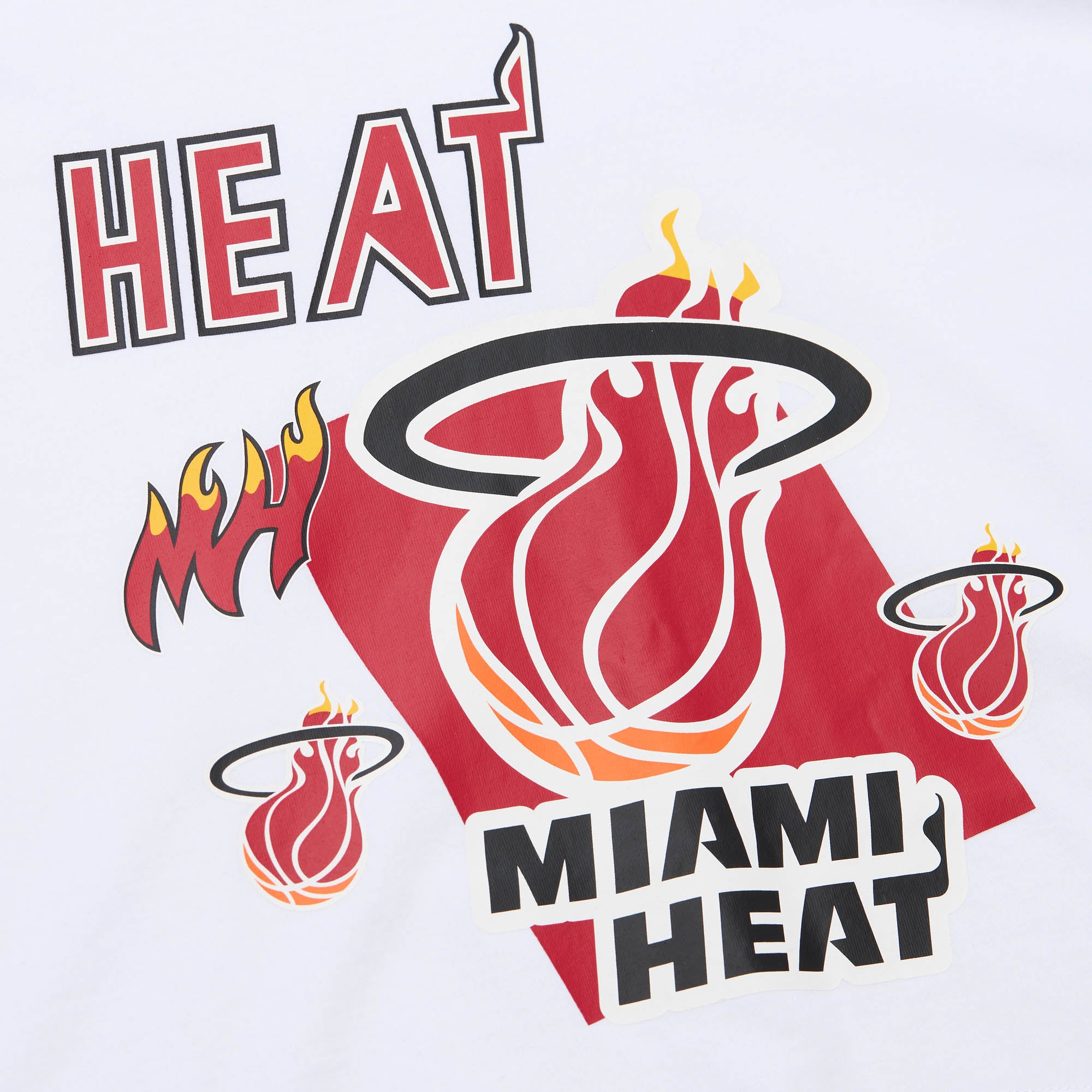 Mitchell & Ness Miami HEAT Graphic Women's Crop Tee WOMENS TEES MITCHELL & NESS   