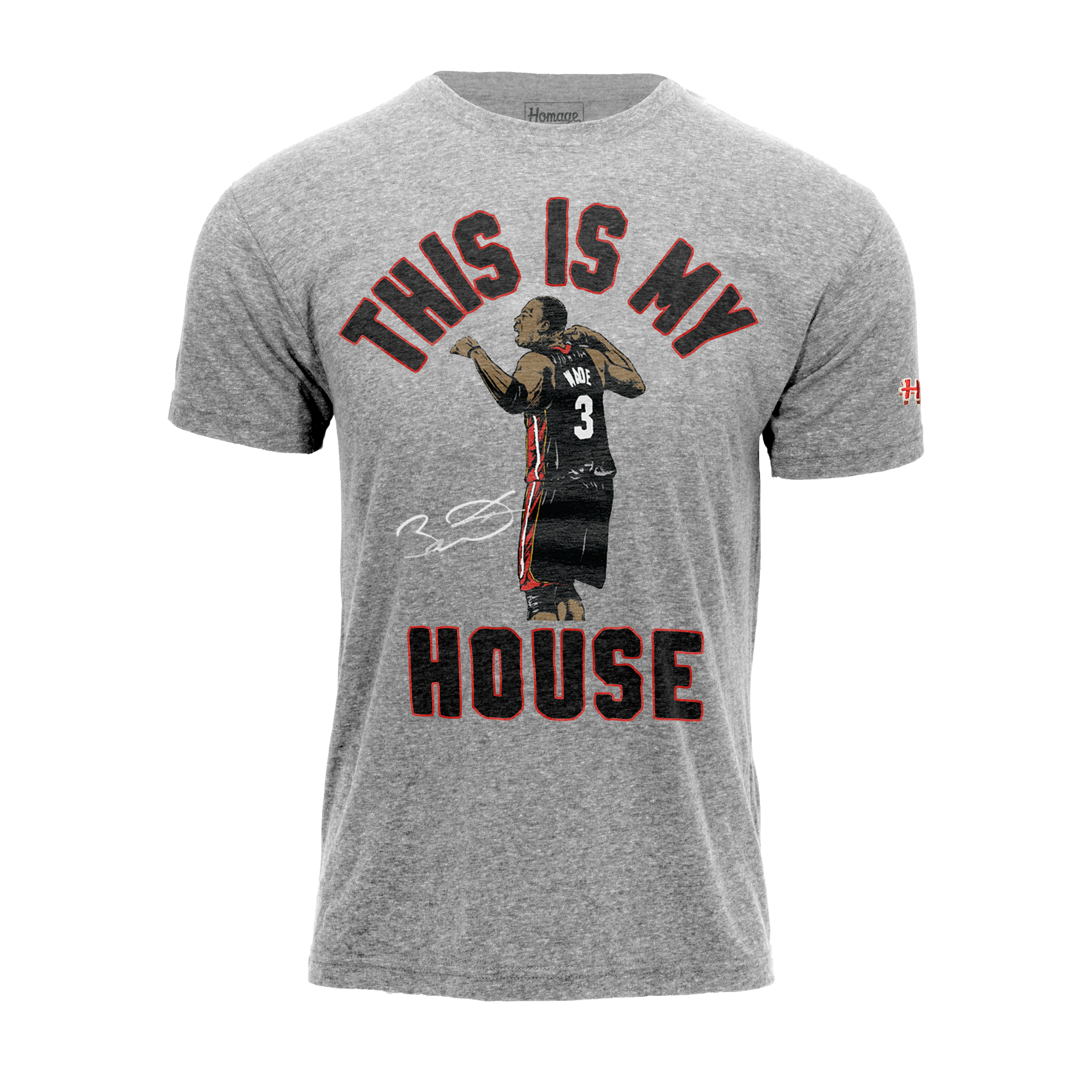 Homage Dwyane Wade This Is My House Tee Men's Tee Homage   