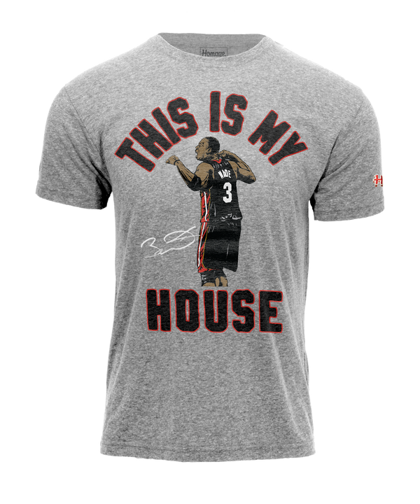 Homage Dwyane Wade This Is My House Tee Men's Tee Homage   