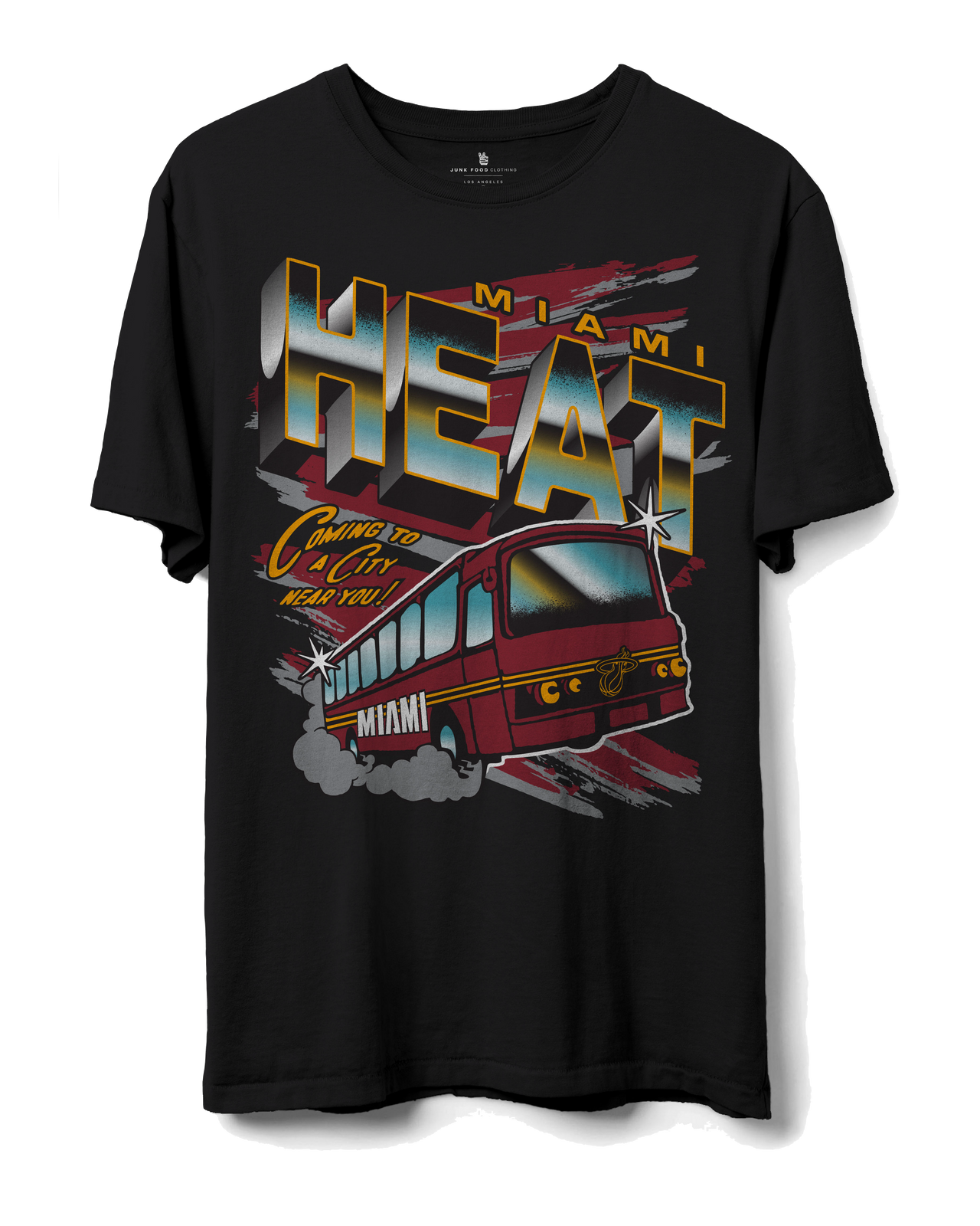 Junk Food Miami HEAT Road Trip Tee Men's Tee Junk Food