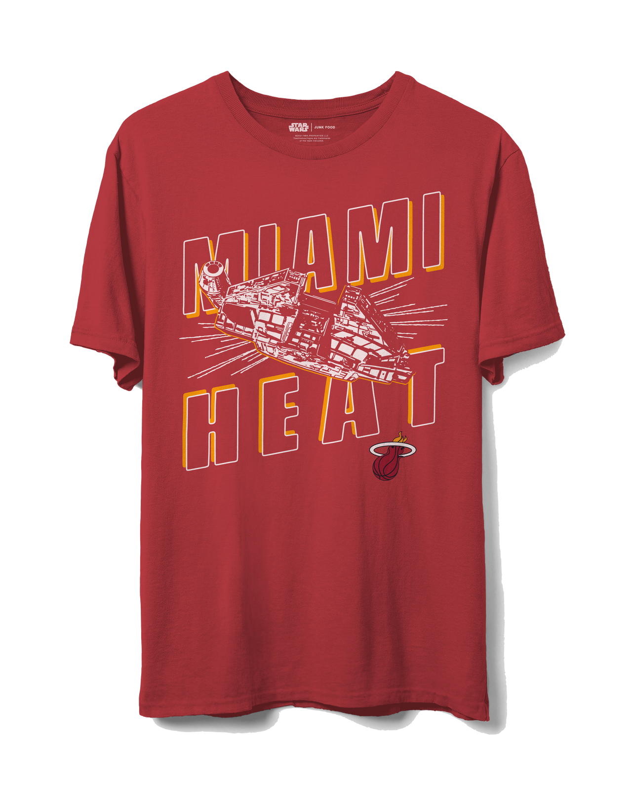 Junk Food Miami HEAT Star Wars Falcon Tee Men's Tee Junk Food