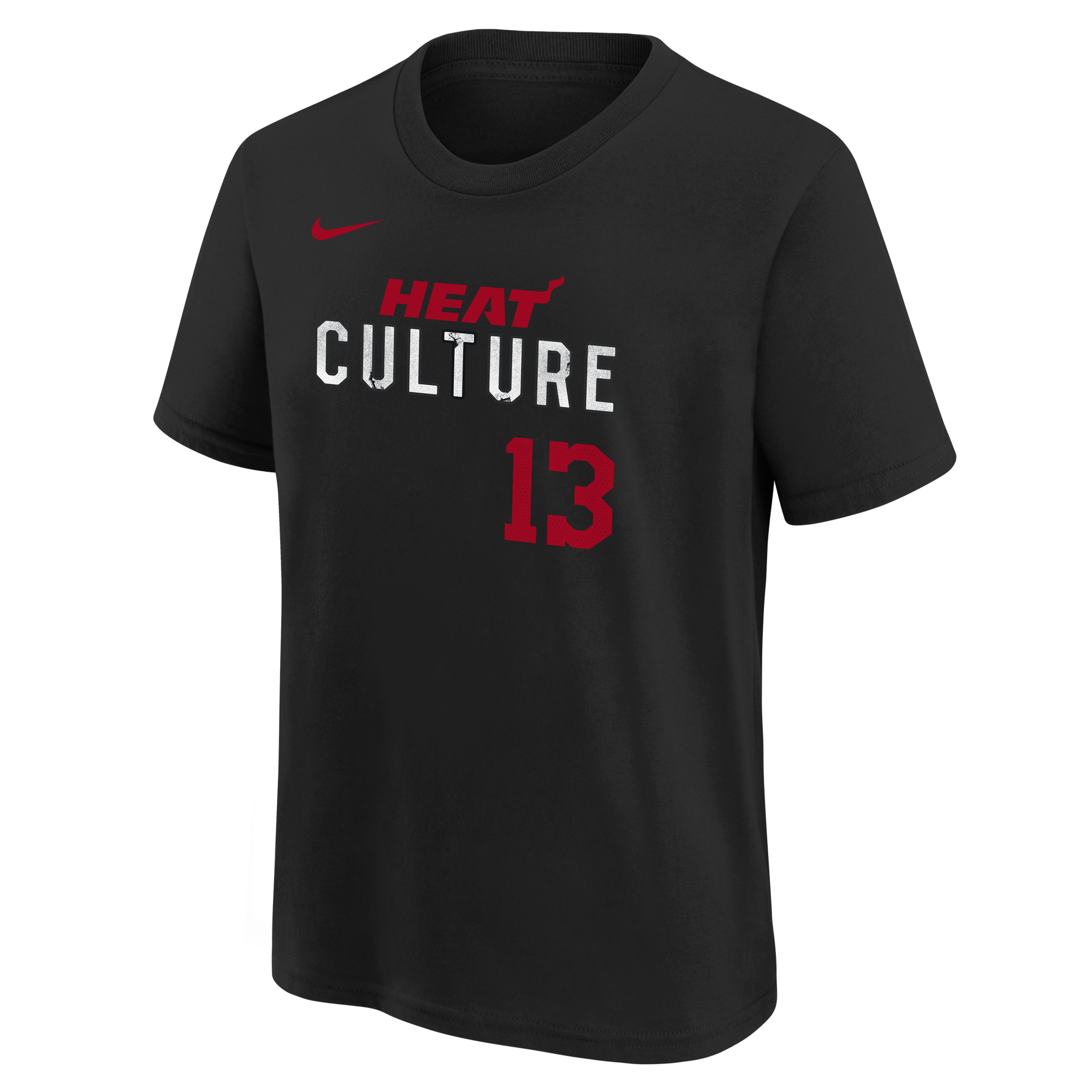 Bam Adebayo Nike HEAT Culture Name & Number Kids Tee Kids Tee Nike   