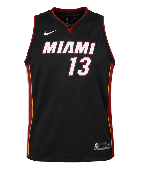 Bam Adebayo Nike Toddler Icon Black Replica Jersey Toddler Jersey Nike   