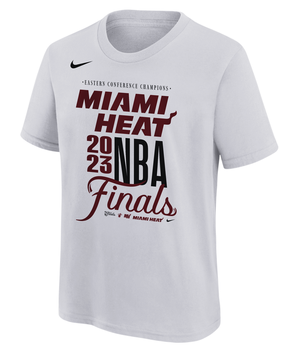 Nike Miami HEAT 2023 Eastern Conference Champion Youth Tee KIDSTEE OUTERSTUFF   