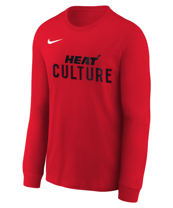 Nike HEAT Culture: Blood Red Youth Long Sleeve Tee Youth Long Sleeve Tee Nike