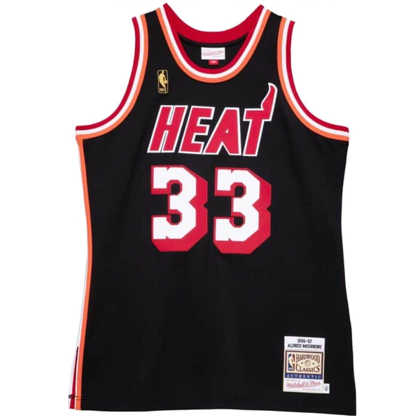 Alonzo Mourning Mitchell and Ness Miami HEAT Authentic Jersey Men's Jersey Mitchell & Ness   