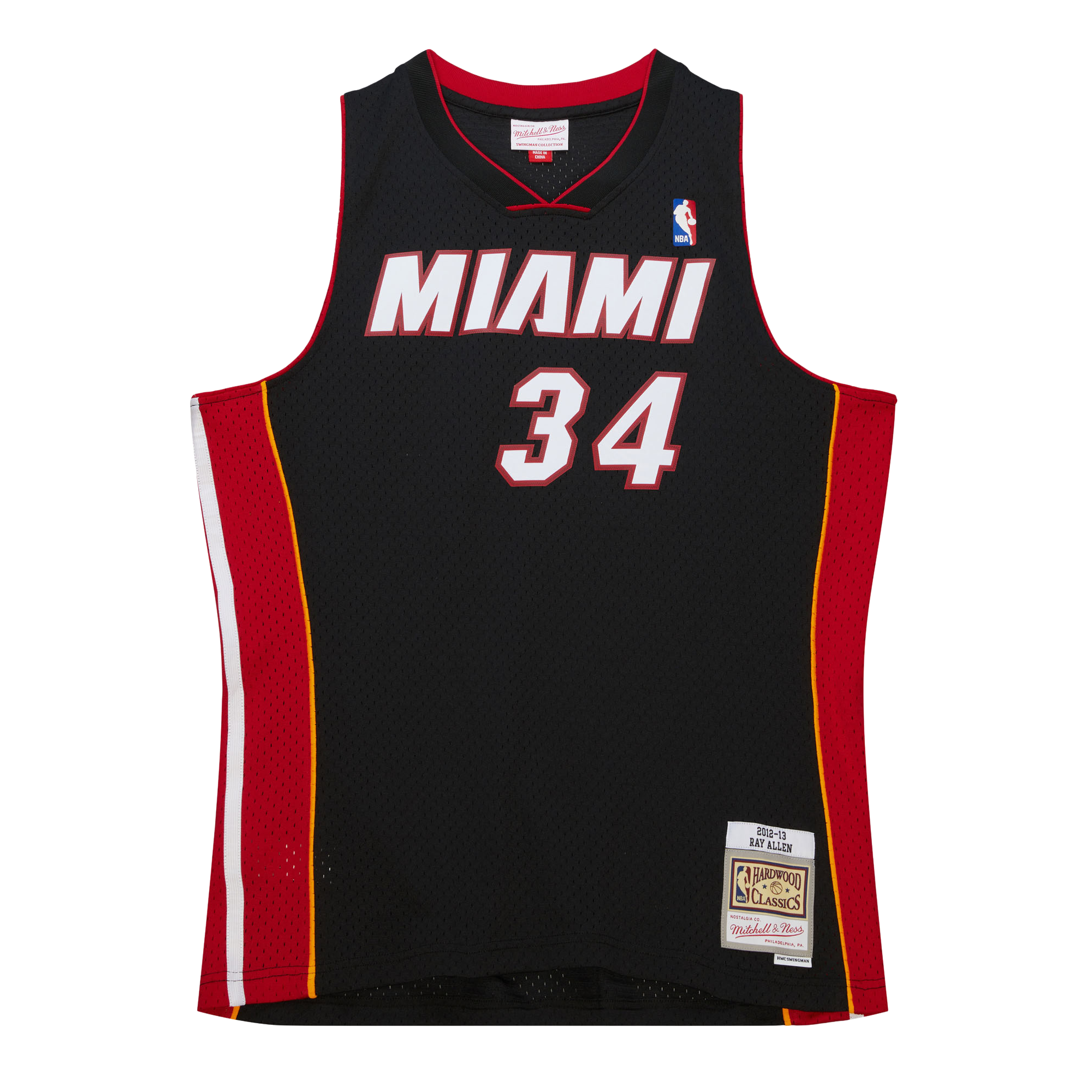 Ray Allen Mitchell & Ness Miami HEAT 2012-13 Swingman Jersey Men's Jersey Mitchell & Ness   