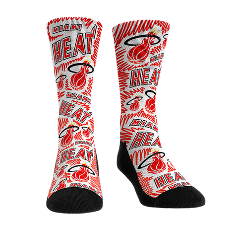 Rock 'Em Miami HEAT Classic Edition Allover Socks