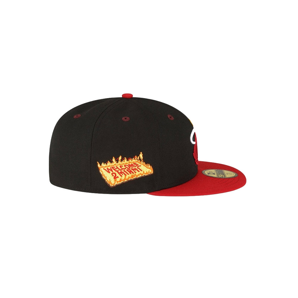 New Era X Andrew X Miami HEAT Welcome Fitted Unisex Caps New Era   