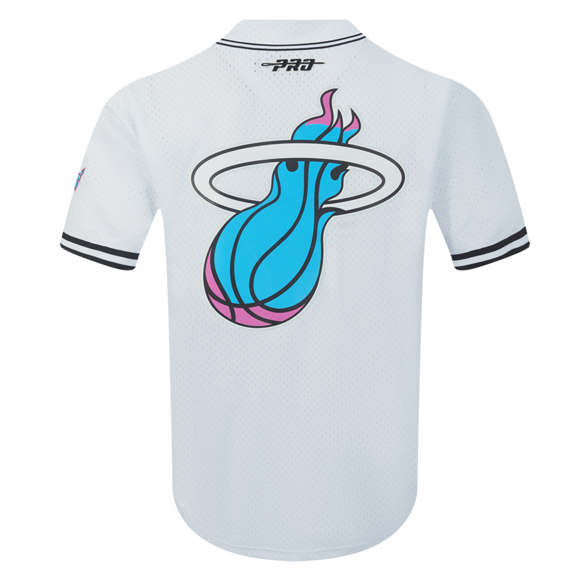 Pro Standard Miami HEAT Original Vice Mesh Button Down Men's Tee Pro Standard