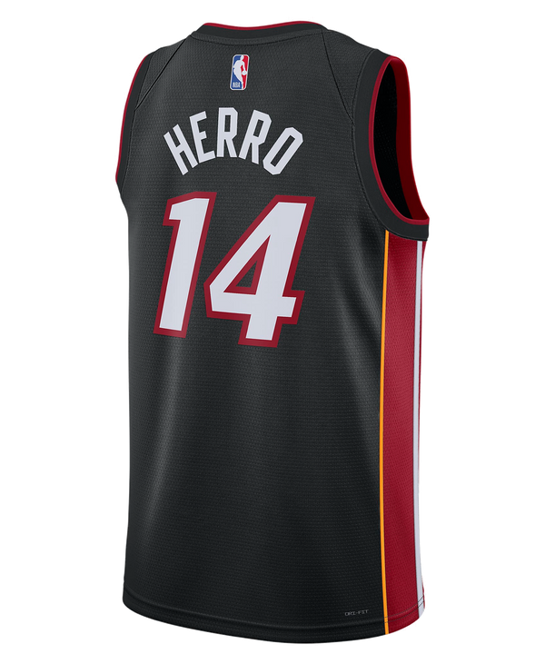 Tyler Herro Nike Miami HEAT Icon Black Swingman Jersey Men's Jersey Nike   