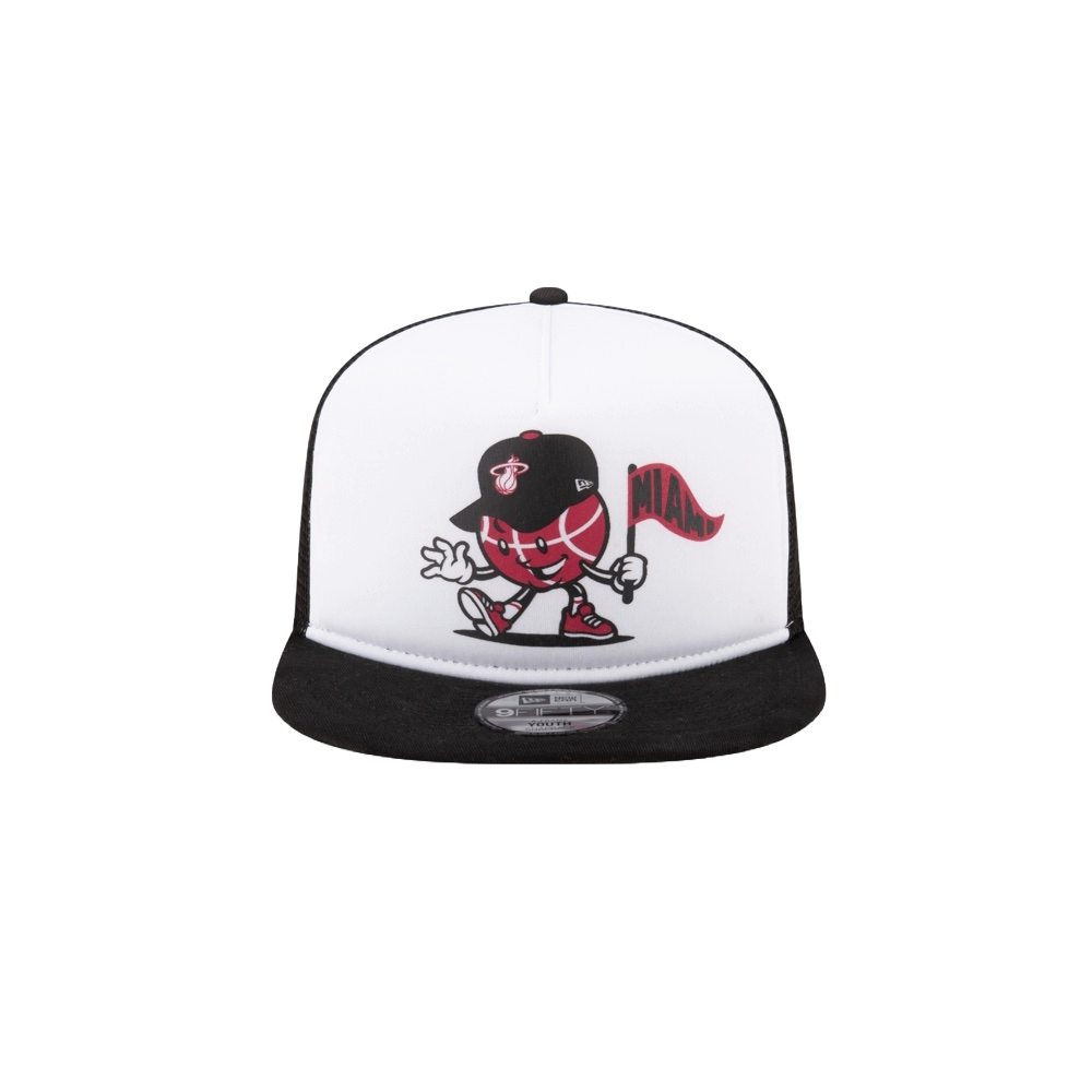 New Era Miami HEAT Fan Youth Snapback Youth Hat New Era   