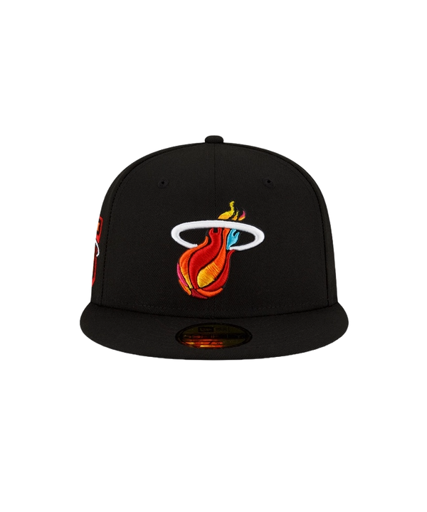 Court Culture Miami Mashup Vol. 2 Ball & Flame Fitted Hat Unisex Caps Court Culture   