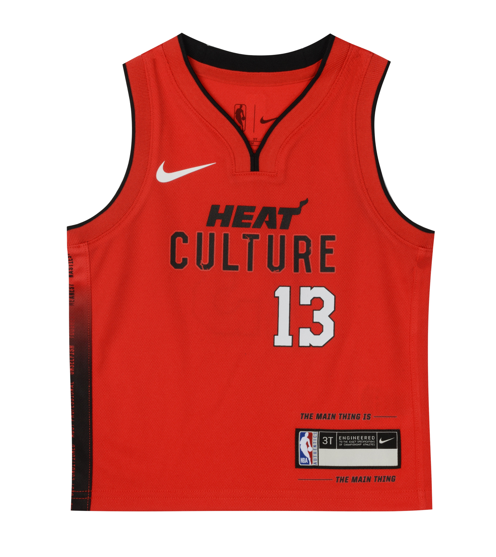 Bam Adebayo Nike HEAT Culture: Blood Red Toddler Replica Jersey Toddler Jersey Nike   