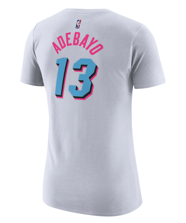 Bam Adebayo Nike Original Vice Name & Number Women's Tee Women's Tee Nike