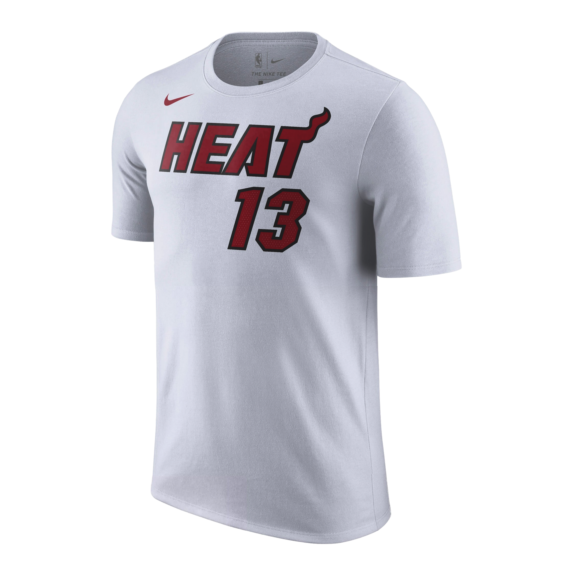 Bam Adebayo NIKE Miami HEAT Association White Name & Number Youth Tee Youth Tee Nike   