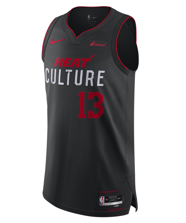 Bam Adebayo Nike HEAT Culture Authentic Jersey Men's Jersey Nike   