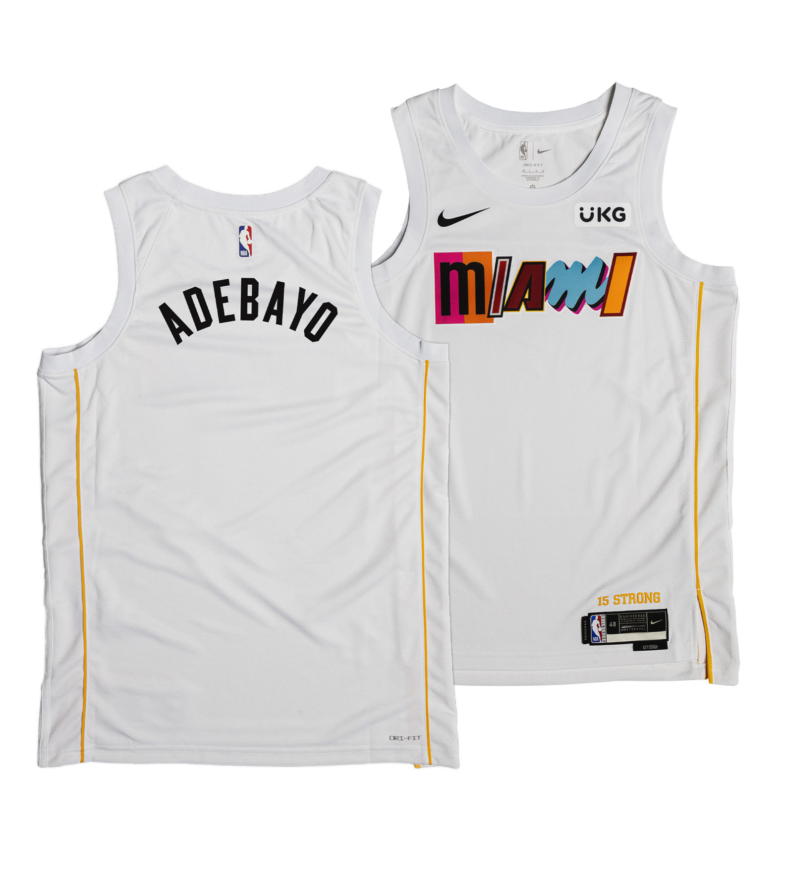 Bam Adebayo Nike Miami Mashup Vol. 2 Swingman Jersey - Custom Number Style Men's Jersey NIKE   