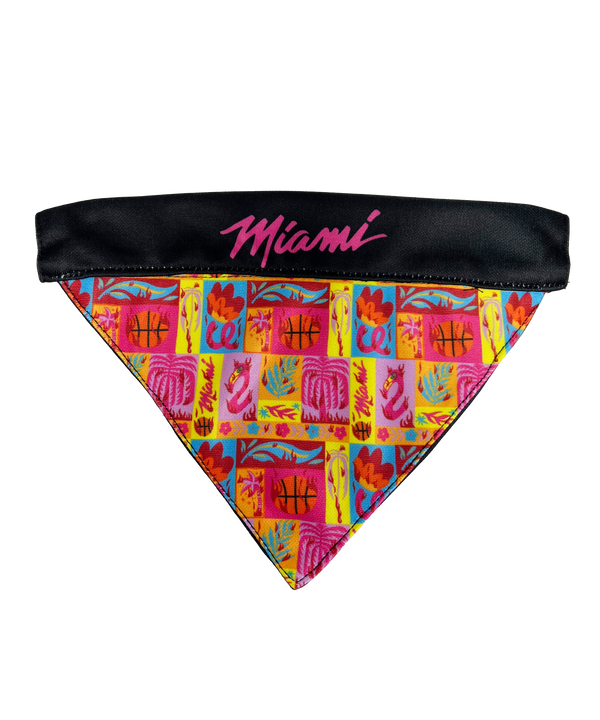 Miami HEAT Original Vice Reversible Pet Bandana Novelties Pets First