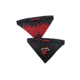 Miami HEAT Reversible Logo Dog Bandana - 1