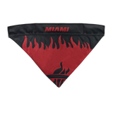 Miami HEAT Reversible Logo Dog Bandana - 2