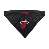 Miami HEAT Reversible Logo Dog Bandana - 3