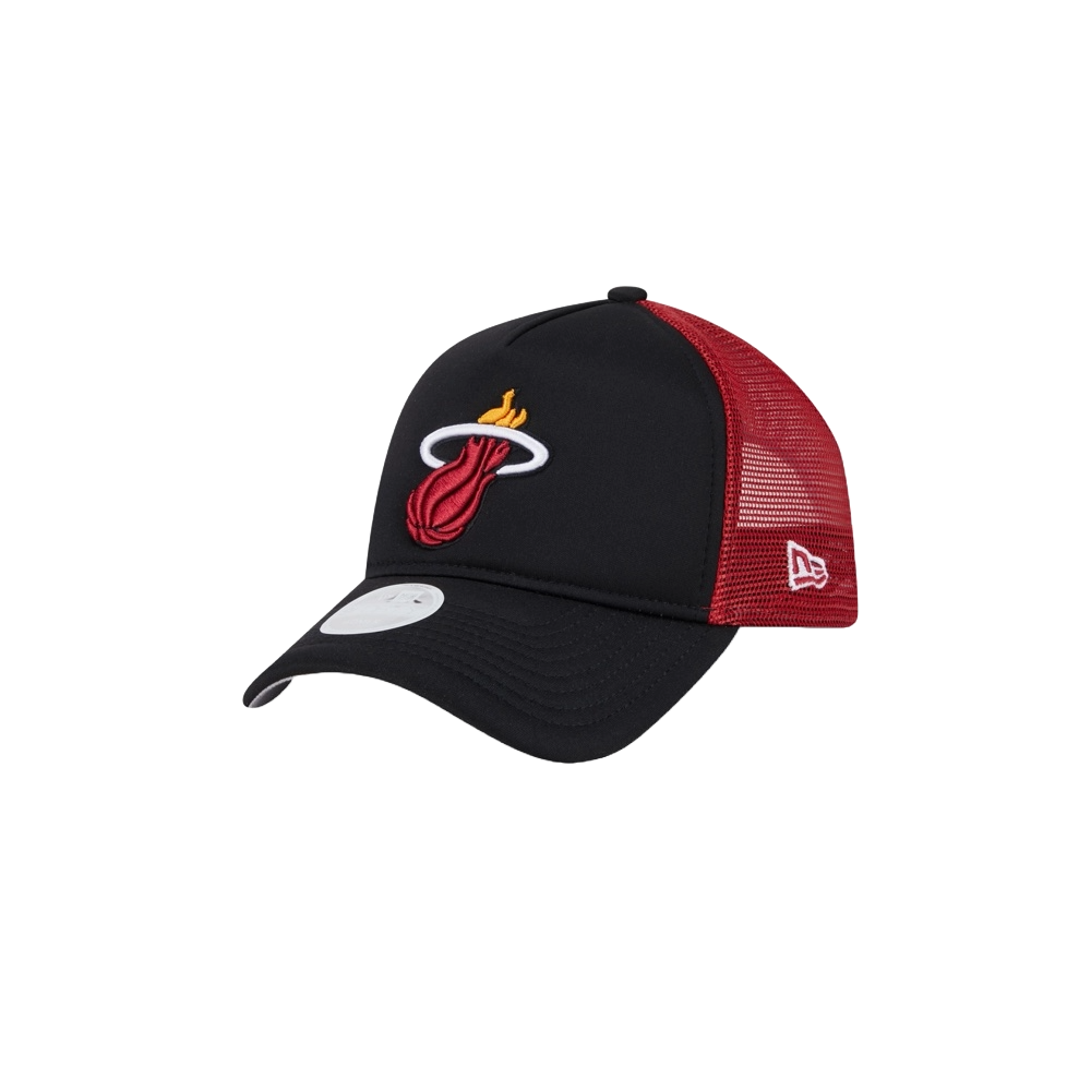 New Era Miami HEAT Women's Basic Trucker Hat WOMENSCAPS NEW ERA   