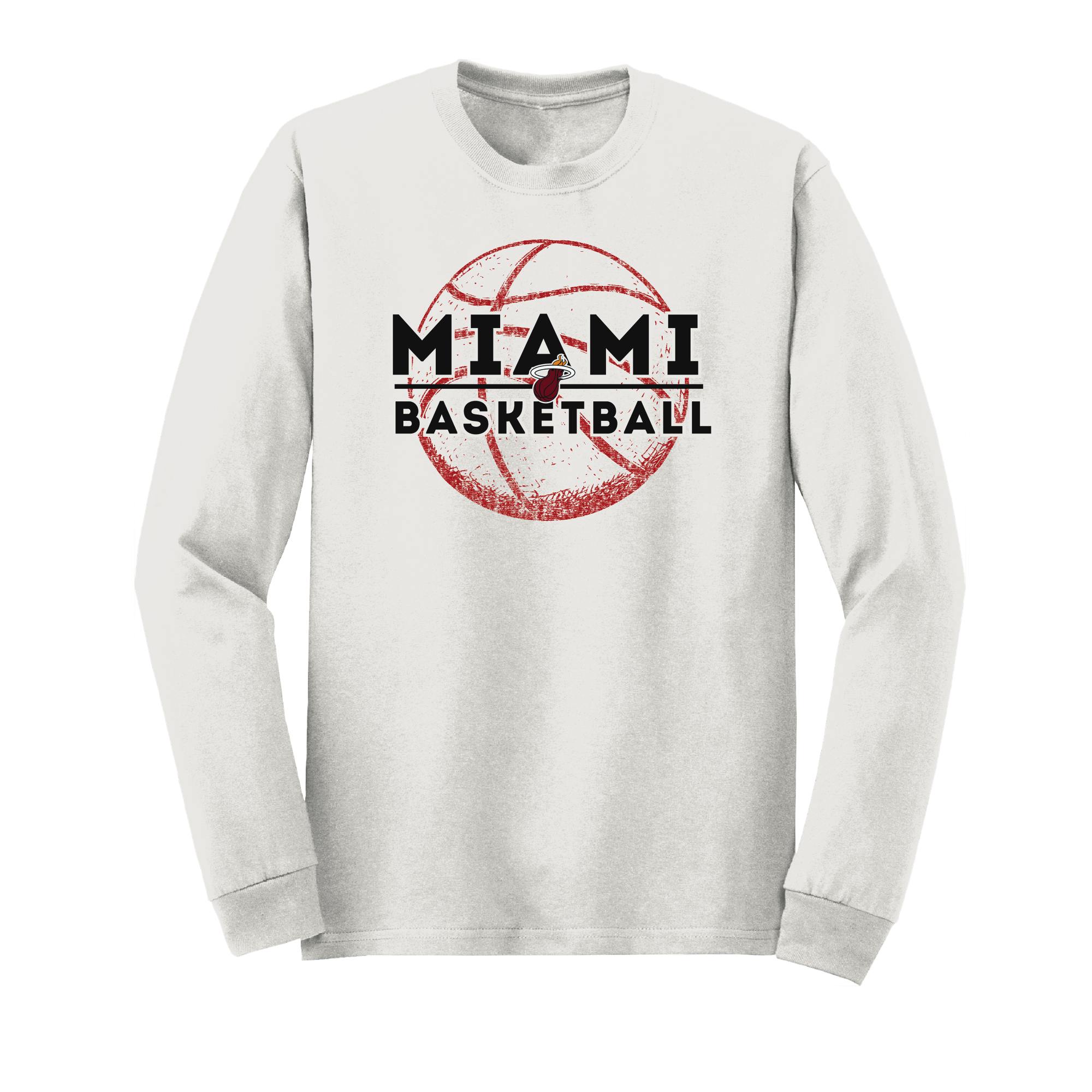 Miami HEAT Basketball Long Sleeve Tee Men's Long Sleeve Tee Item Of The Game   