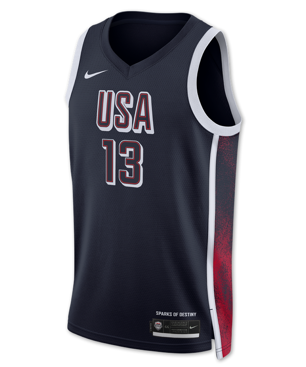 Bam Adebayo Nike 2024 USA Basketball Swingman Jersey Men's Jersey Nike   