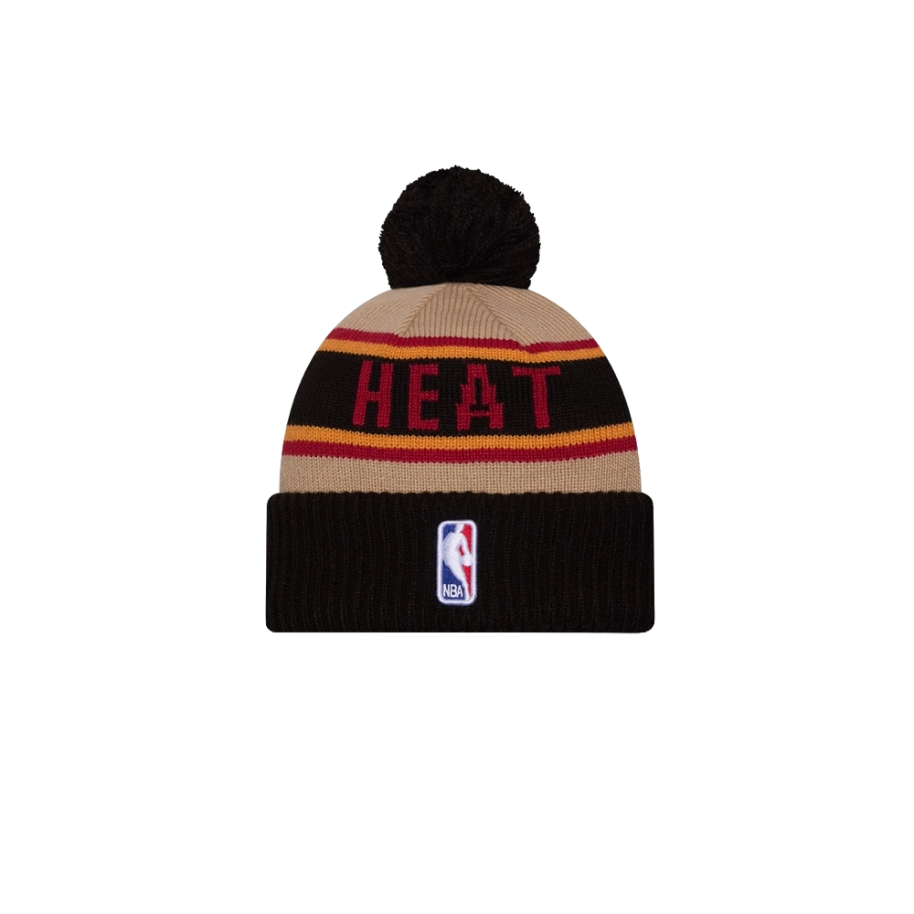 New Era Miami HEAT 2024 Draft Knit Unisex Caps New Era   